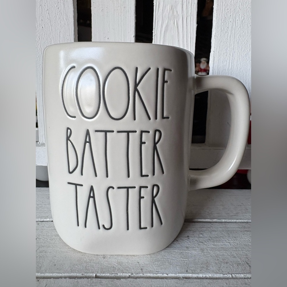 Rae Dunn White Ceramic Mug